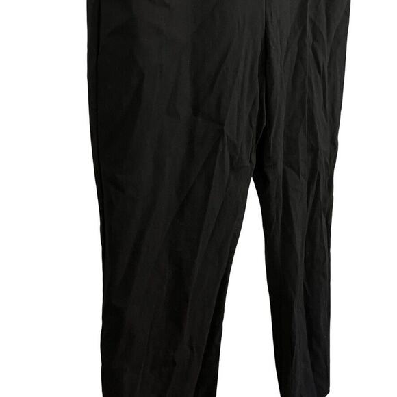 Chicos Womens Black Stretch Pull On Tapered Flat Front Pants Slacks sz 3R / 16 - Picture 3 of 15